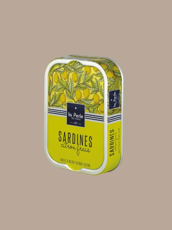 Sardinen in nativen Olivenöl extra mit frischer Zitrone - La Perle des Dieux – Bild 2