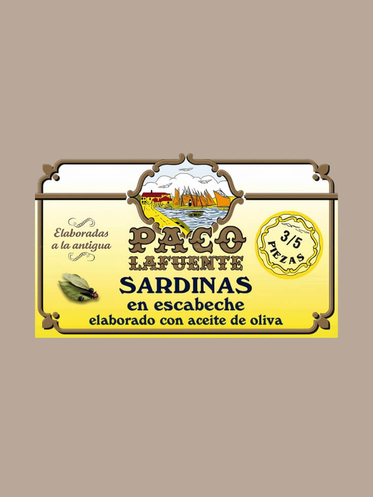 Sardinen in Escabeche mit Olivenöl – Paco Lafuente